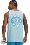 Under Armour 1390229-494 Outdoor Mountain Peak Tank in Blue, rear