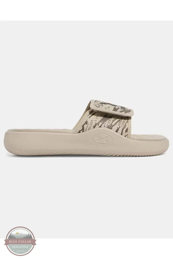 Under Armour 3028096-290 Ignite Pro 8 Freedom Slide Sandals in Tan, side