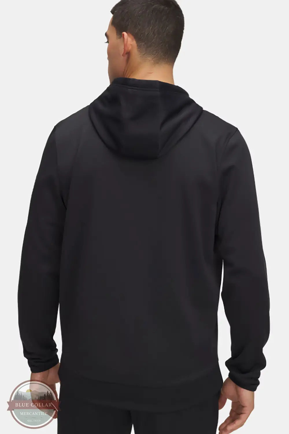 Under Amour 6004092 Freedom Armour Fleece Emboss Hoodie in 001 black, rear