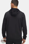 Under Amour 6004092 Freedom Armour Fleece Emboss Hoodie in 001 black, rear