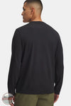 Under Armour 6005033 UA Expanse ColdGear Infrared Long Sleeve Henley Shirt in 001 black, rear