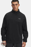 Under Armour 6005058 UA Specialist Men's 1/4 Zip Pullover in 5 Colors! Black/Castlerock Front view