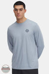 Under Armour 6005317-465 Drift Tide Mountain Long Sleeve T-Shirt in Gray, front