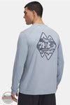 Under Armour 6005317-465 Drift Tide Mountain Long Sleeve T-Shirt in Gray, rear