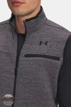 Under Armour 6005860 UA Specialist Men's Vest in Castlerock Grey front pocket detail view