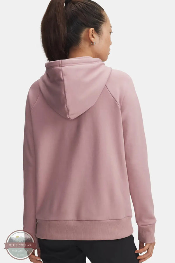 Under Armour 6007923-673 Women's Freedom Rival Hoodie in Pink, rear
