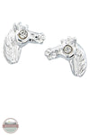 HE-103 Horse Head Earrings in Cowboy Hat Gift Box by Western Express earrings