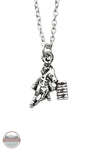 HN-1400 Barrel Racer Necklace in Cowboy Hat Gift Box by Western Express necklace