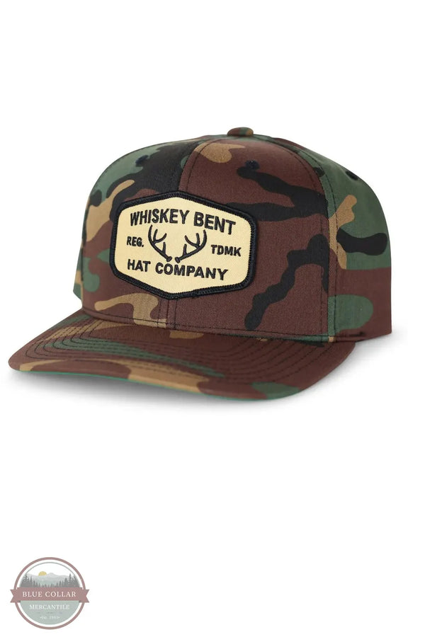 Whiskey Bent Hat Co. 8-PNT 8-Point Trucker Camo Ball Cap