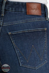 Women's 112359277 Wrangler Bespoke High Rise Bootcut Jean in Lacey rear pocket
