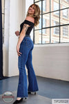 Women's 112359281 Wrangler Bespoke High Rise Flare Jean in Lily lifestyle image