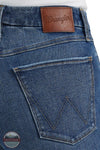 Women's 112359281 Wrangler Bespoke High Rise Flare Jean in Lily rear pocket