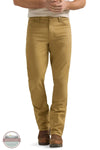 Wrangler 112361466 Cowboy Cut® Tough Comfort Premium Performance 47 Regular Fit Jean in Kelp Tan front view