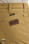 Wrangler 112361466 Cowboy Cut® Tough Comfort Premium Performance 47 Regular Fit Jean in Kelp Tan back pocket