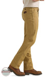 Wrangler 112361466 Cowboy Cut® Tough Comfort Premium Performance 47 Regular Fit Jean in Kelp Tan side view