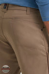 Wrangler 112366898 ATG Windward Utility Pants in Tan, rear pocket