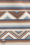 Wrangler 112367281 Americana Brown Relaxed Hoodie pattern detail aztec print