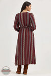 Wrangler 112367389 Retro Western Vintage Peasant Sleeve Dress, rear