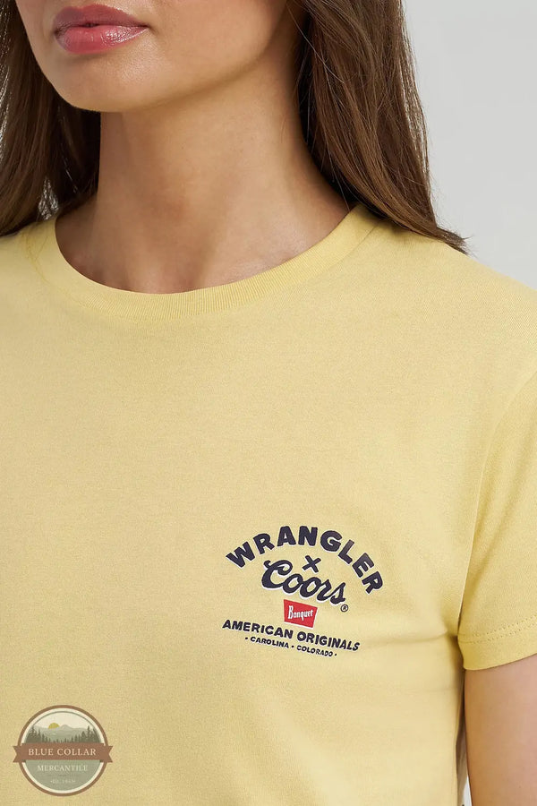 Wrangler 112373876 Wrangler X Coors American Short Sleeve Shirt in Yellow, zoom