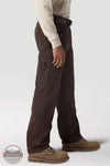 Wrangler 3W060 Riggs Workwear Ripstop Ranger Pants Dark Brown Side