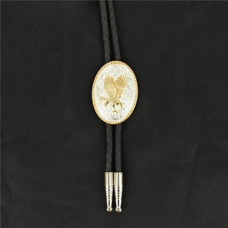 M & F 22264 Flying Eagle Silver Gold Bolo