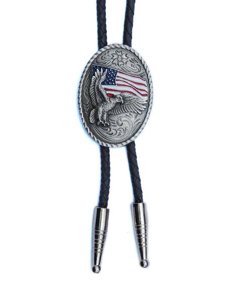 M&F 22612 Eagle and USA Flag Bolo