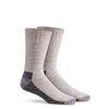 Fox River 2362 Wick Dry Explorer Heavyweight Crew Sock Gray Front View