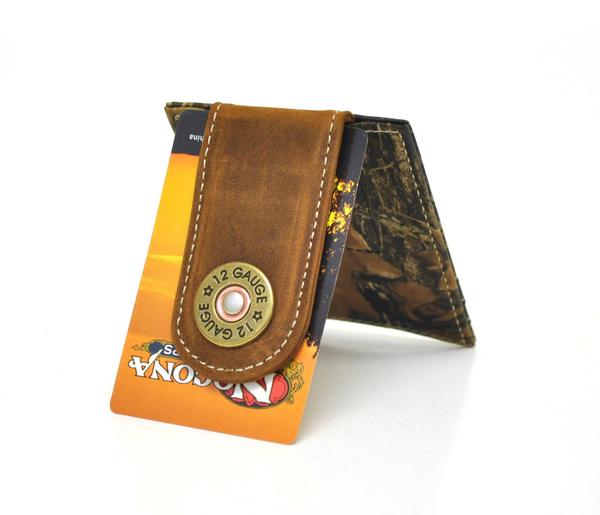Nocona N54446222 Mossy Oak® Shotgun Shell Front Pocket Money Clip