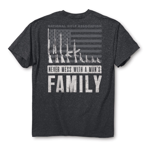 Buck Wear 7485 NRA Man's Family T-Shirt Back View
