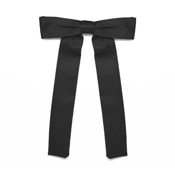 M&F 0900601 Clip-On Kentucky Colonel Tie in Black Front View
