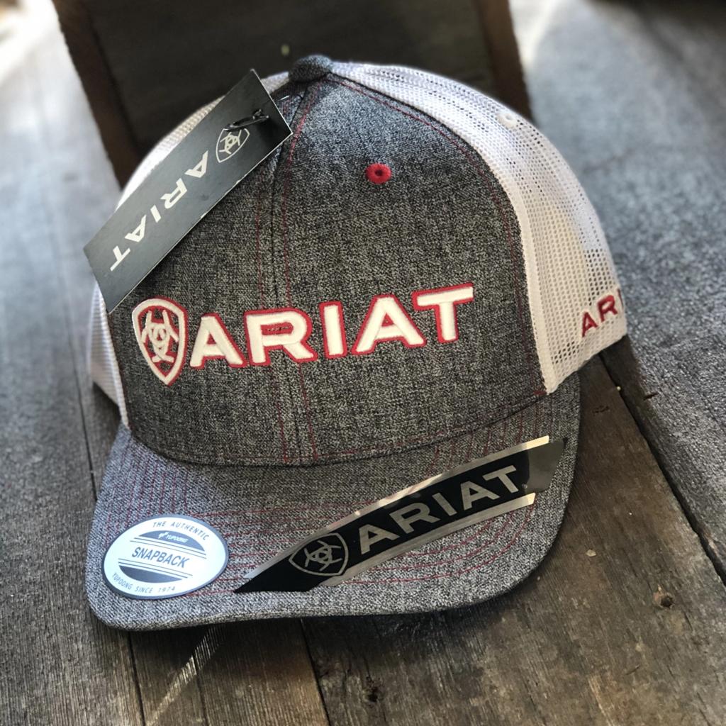 Ariat A300000806 Grey/White Mesh Ariat Logo