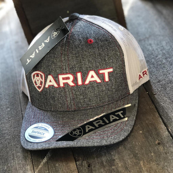 Ariat A300000806 Grey/White Mesh Ariat Logo