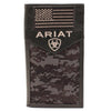 A3536401 Rodeo Flag Patch Black Rodeo Wallet