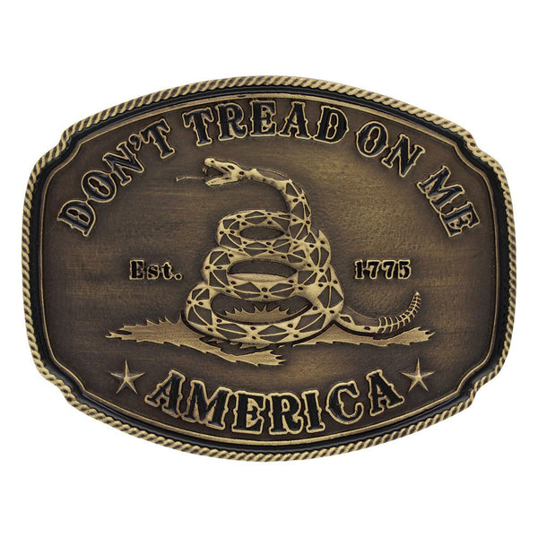 A515C Gadsden Don't Tread on Me Heritage Attitude Belt Buckle