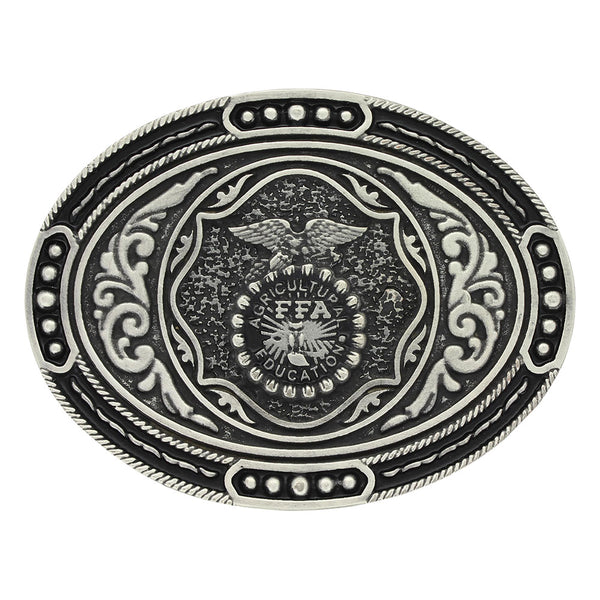 Montana Silversmiths A693S Classic FFA Antiqued Attitude Belt Buckle