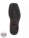 Ariat 10014067 Hybrid Rancher Waterproof Western Boot in Oily Distressed Brown Sole View