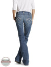 Ariat 10016202 R.E.A.L. Mid Rise Whipstitch Boot Cut Jean in Rainstorm rear viw