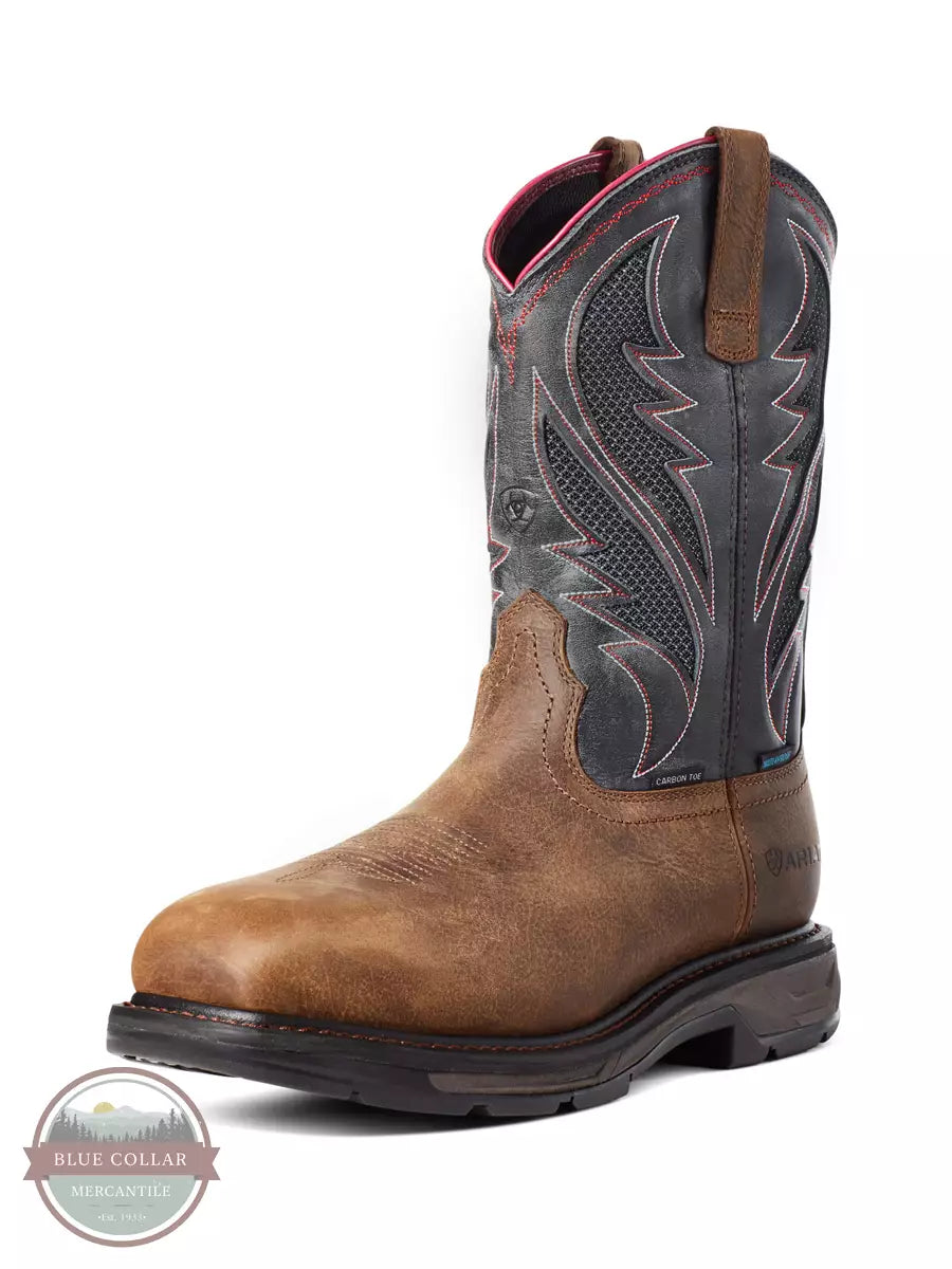 Ariat 10036005 WorkHog XT VentTEK Waterproof Carbon Toe Pull On Work Boot Profile View