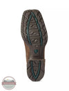 Ariat 10038340 Hybrid VentTEK Western Boot in Distressed Brown Sole View