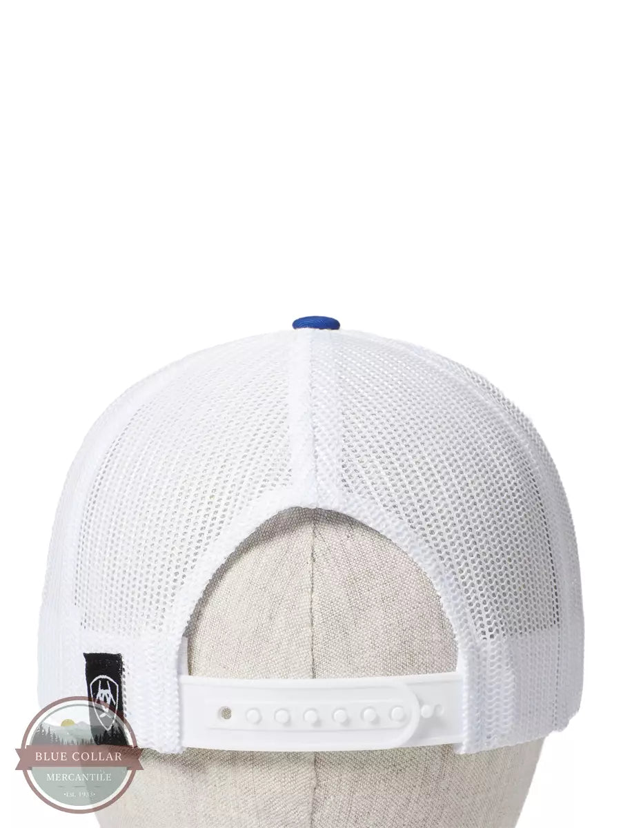 Ariat A300005227 R112 Shield Cap in Blue Back View