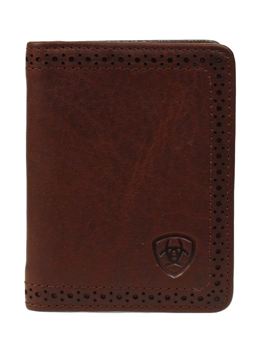 Ariat A35128283 Premium Brand Bi-Fold Wallet Front View