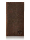 Ariat A35290283 Rowdy Rodeo Triple-Stitch Wallet / Checkbook Front View