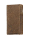 Ariat A3536444 Brown Digital Camo Rodeo Wallet / Checkbook Back View