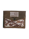 Ariat A3536844 Brown Digital Camo Bi-Fold Wallet Front View