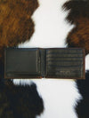 Ariat A3550202 Center Bump Shield Bi-Fold Wallet Inside View