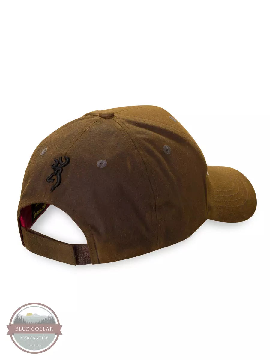 Browning 308776881 Liberty Wax Cap in Dark Brown Back View
