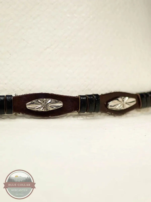 Bullhide 0272 Alamo 50X Straw Western Hat band detail