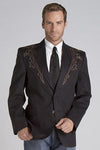 Circle S CC6525A Galveston Microsuede Boot Stitch Blazer