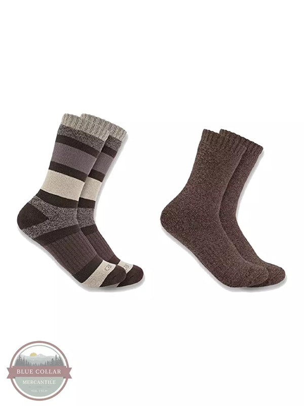 Carhartt SC3152W Heavyweight Crew Sock 2-Pack Assorted Gray Pair View