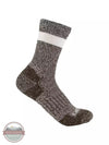 Carhartt SC7680W Ladies Midweight Crew Sock Brown Side View